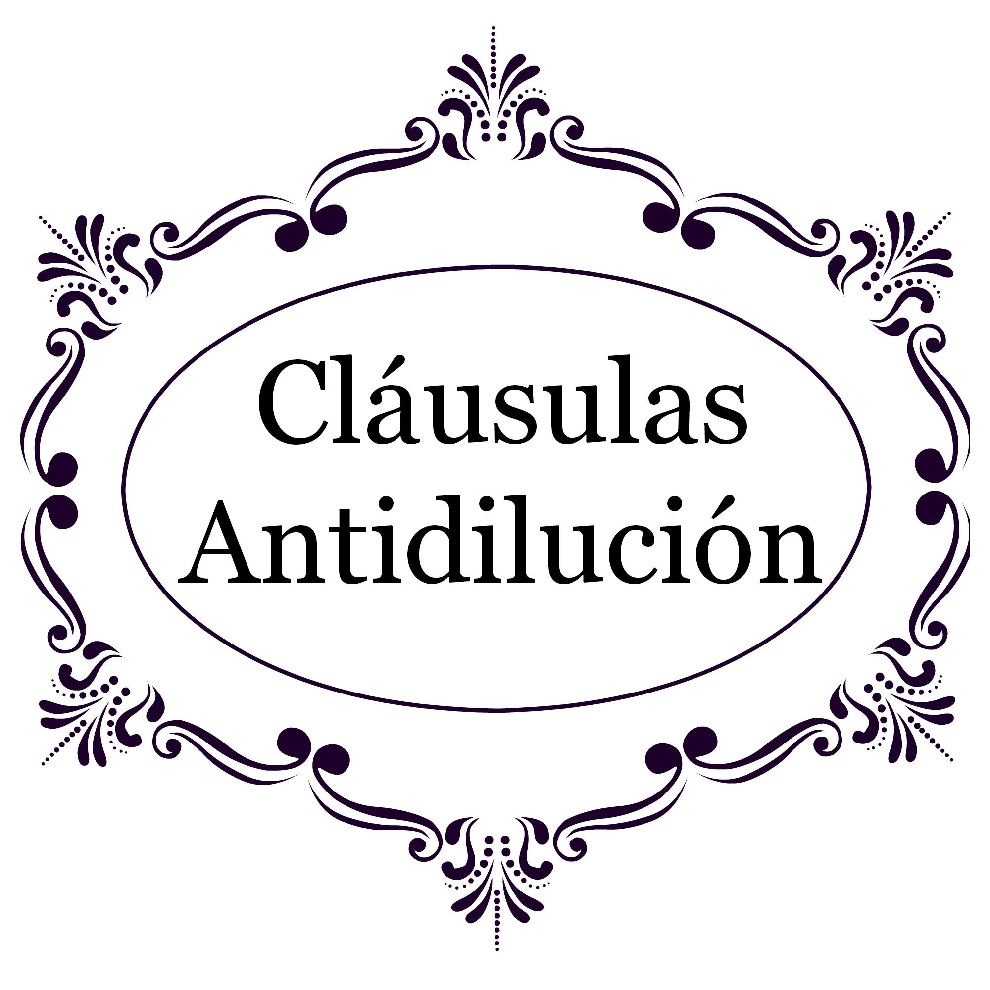 clausulas antidilucion