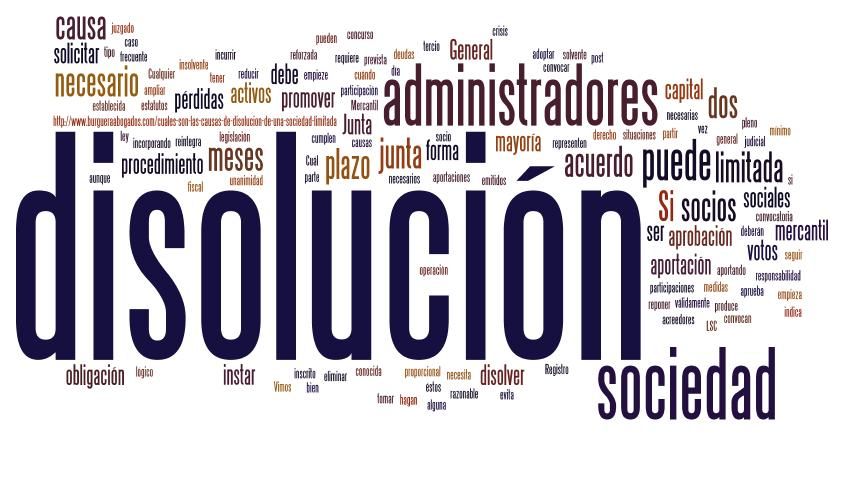 disolucion sociedad