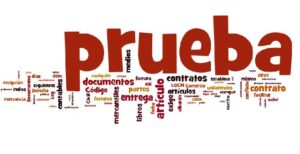 prueba en los contratos mercantiles