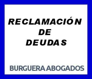 reclamación de deudas