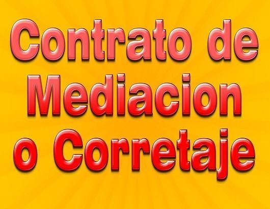 contrato de mediacion o corretaje