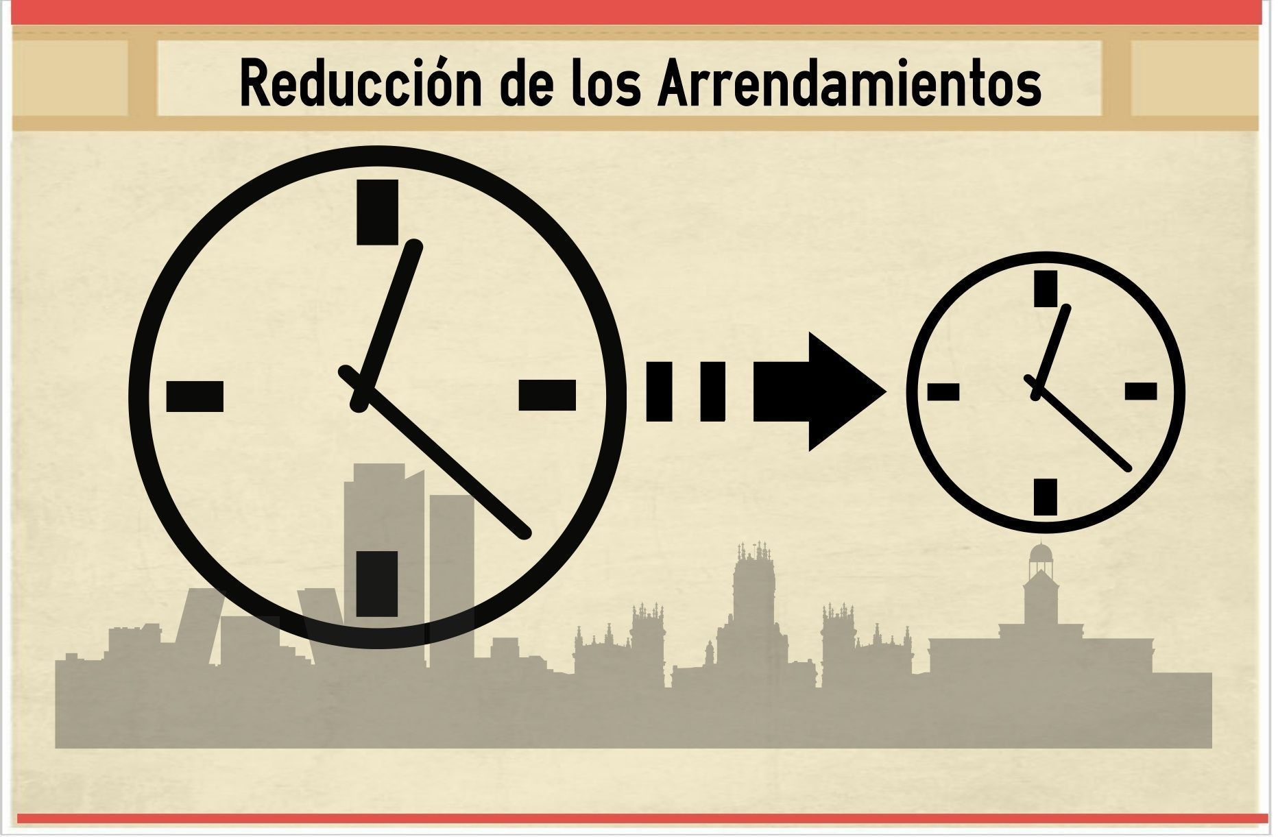 reducción arrendamientos