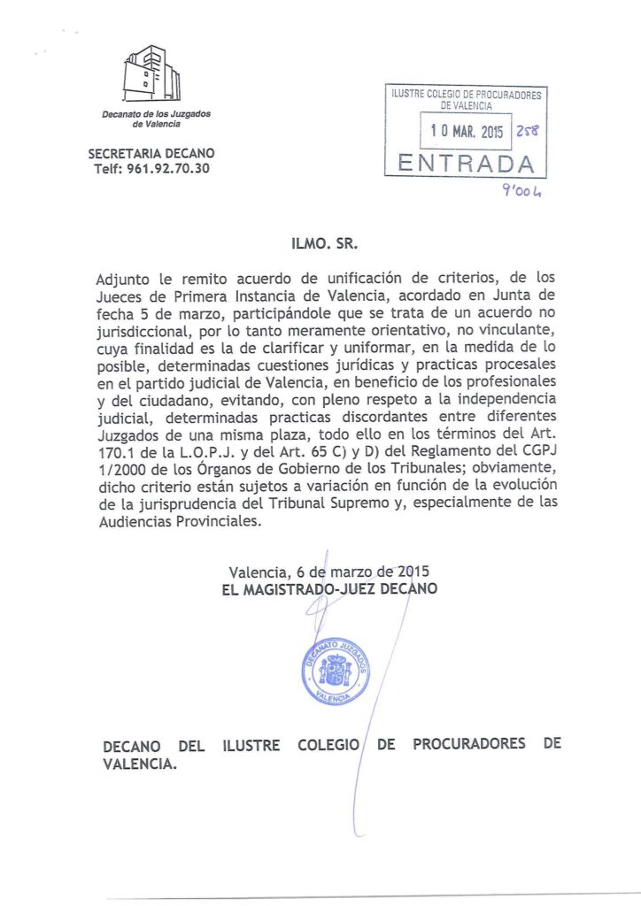 UNIFICACION CRITERIOS