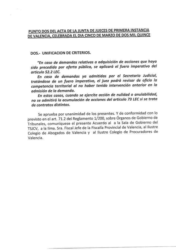 UNIFICACION CRITERIOS