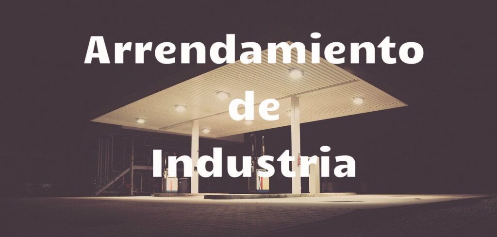 arrendamiento de industria