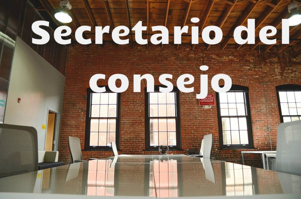 secretario del consejo