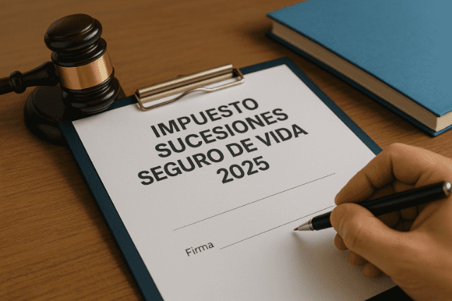 IMPUESTO SUCESIONES SEGURO DE VIDA 2025